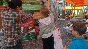 Posterausstellung am Sozial- und Umweltforum 2023